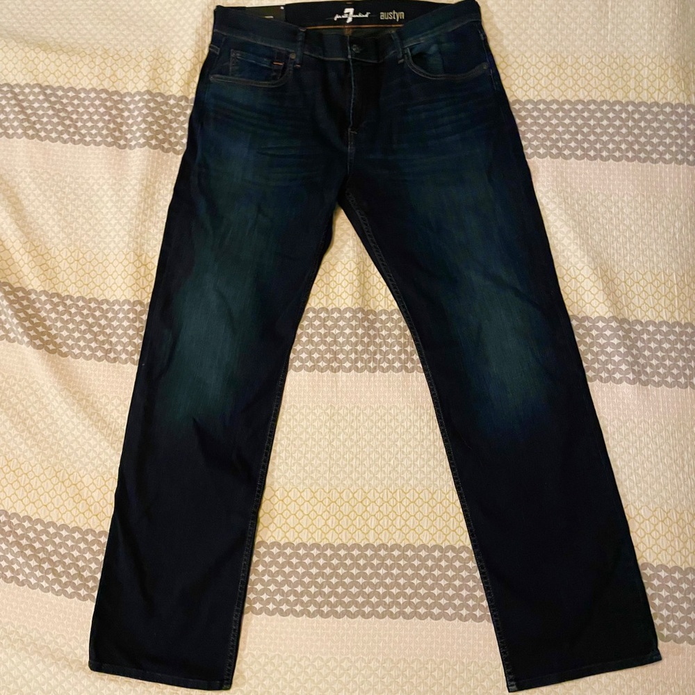 7 For All Mankind Austyn Jeans Dark Indigo 36x32